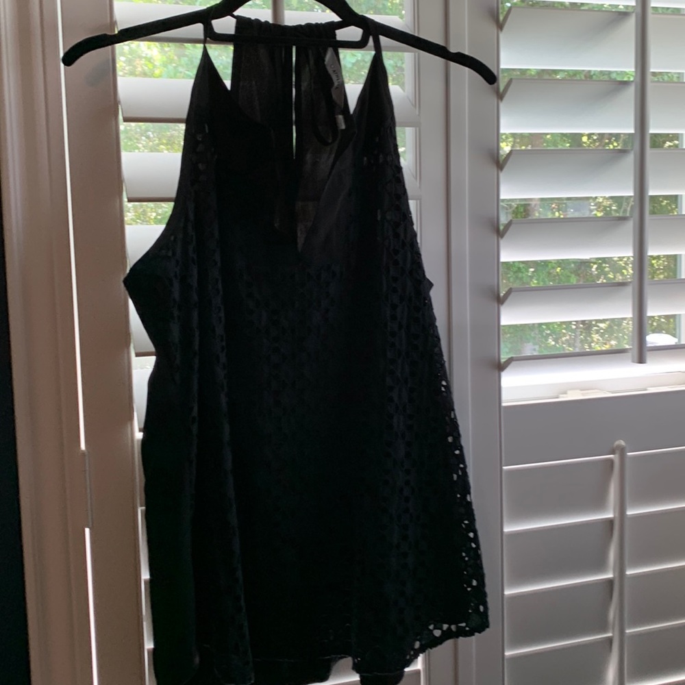 Athleta eyelet tank, worn once, Large